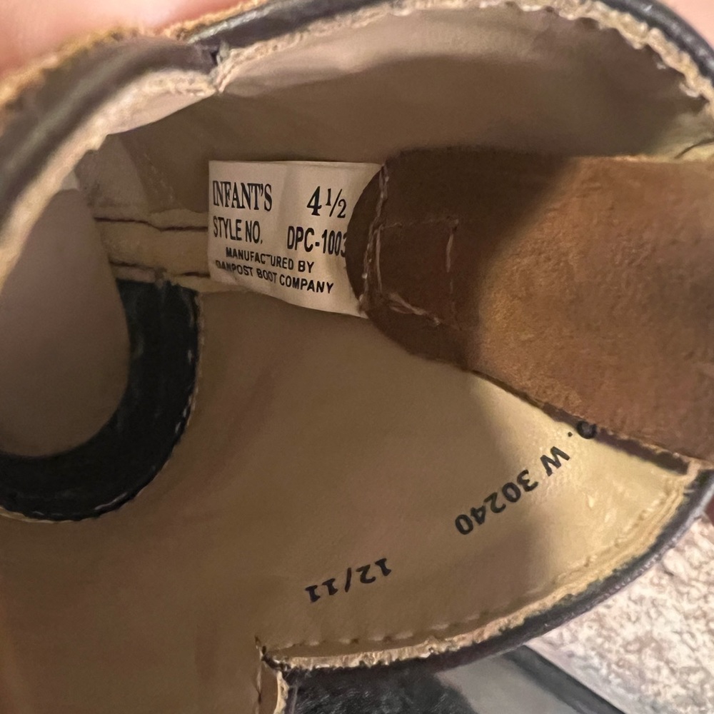 Infant cowboy boots - Picture 4 of 4